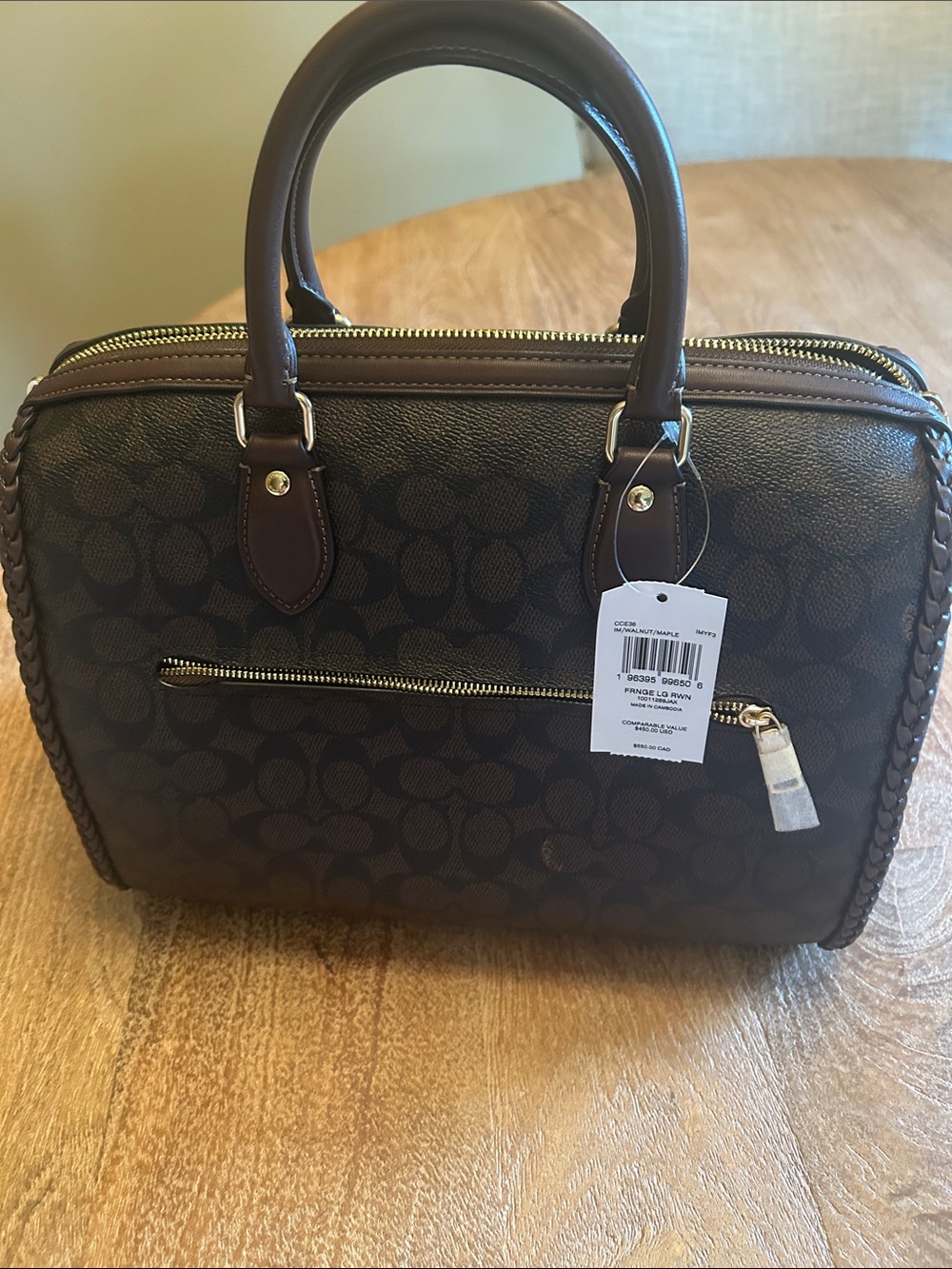 Coach large braided bag - Picture 2 of 6